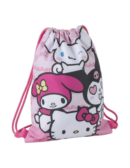 G789,Sac incaltaminte pentru copii Cerda Hello Kitty 630220, albastru cu verde, 27x33x1cm