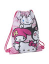 G789,Sac incaltaminte pentru copii Cerda Hello Kitty 630220, albastru cu verde, 27x33x1cm
