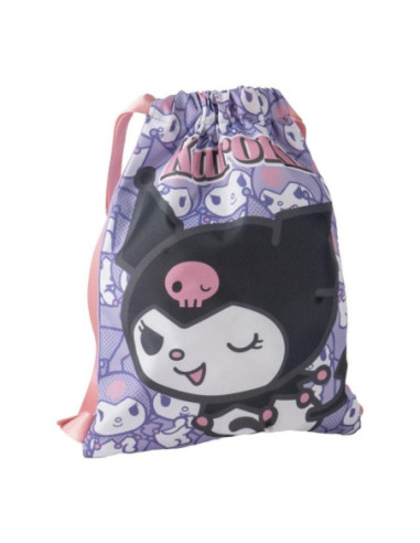 G790,Sac incaltaminte pentru copii Cerda Kuromi 630244, albastru cu verde, 27x33x1cm