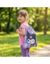 G790,Sac incaltaminte pentru copii Cerda Kuromi 630244, albastru cu verde, 27x33x1cm