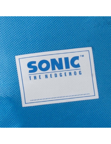 G791,Sac incaltaminte pentru copii Cerda Sonic 630145, albastru cu verde, 27x33x1cm