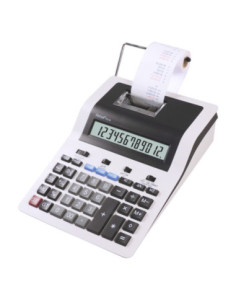 RE-PDC30,Calculator cu banda, 12 digits, 255 x 190 x 70 mm, Rebell PDC 30 - alb/negru