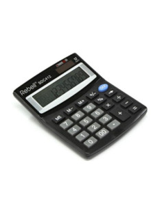 RE-SDC412,Calculator de birou, 12 digits, 125 x 100 x 27 mm, Rebell SDC 412 - negru 2