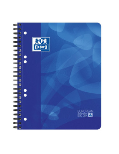 400095497,Caiet cu spirala, OXFORD School Projectbook, A5+, 4cul x 30file-90gsm, Scribzee, coperta PP-dictando