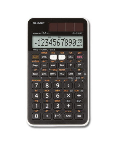 SH-EL510RT,Calculator stiintific, 12 digits, 273 functii, 144x75x10mm, dual power, SHARP EL-510RT - negru