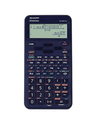SH-ELW531TLBBL,Calculator stiintific, 16 digits, 420 functii, 157x78x15mm, SHARP EL-W531TLBBL - albastru