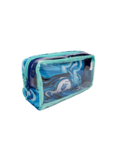 ZP-371764,Penar cu fermoar ZIPIT Half &amp Half, cu 2 buzunare - Blue Waves