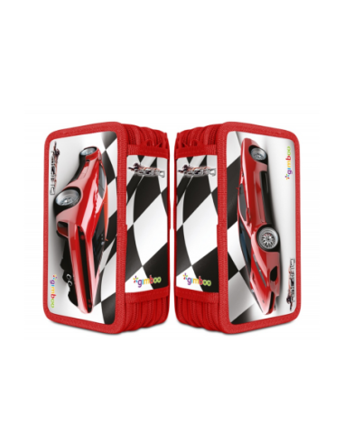 GB-6768BTS73PL-04,Penar echipat, 3 compartimente, GIMBOO Racing - rosu