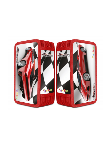 GB-6768BTS73PL-04,Penar echipat, 3 compartimente, GIMBOO Racing - rosu