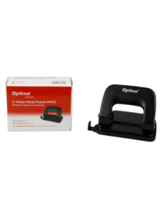 OP-650002505,Perforator metalic, 25 coli, Optima Classic MP25 - negru 2