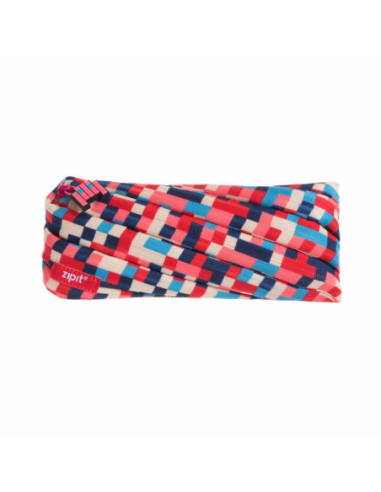 ZP-141865,Penar cu fermoar, ZIPIT Pixel - albastru si rosu