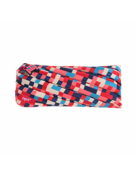 ZP-141865,Penar cu fermoar, ZIPIT Pixel - albastru si rosu