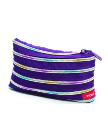 ZP-194840,Penar ZIPIT Rainbow - crin violet cu dinti curcubeu