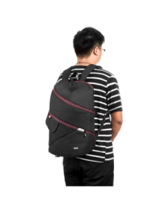 ZP-421685,Rucsac ZIPIT Looper Premium - negru/bordeaux 2