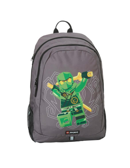 LG-20279-2408,Ghiozdan scoala LEGO - design NinjaGo, Green