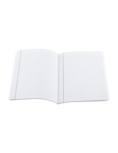 Set 12 caiete A4 Daco, 80 file, 70 g/mp, dictando, coperta plastic, Culori asortate
