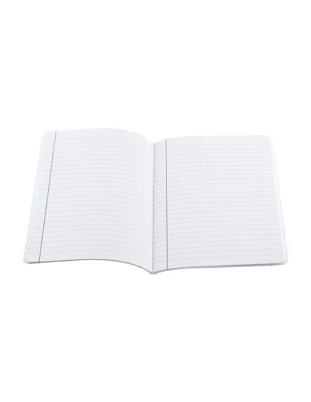 Set 12 caiete A4 Daco, 80 file, 70 g/mp, dictando, coperta plastic, Culori asortate