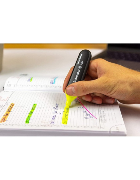 Textmarker SCHNEIDER Job, varf tesit 1+5mm - galben