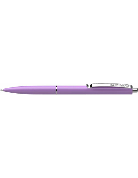 Pix SCHNEIDER K15, clema metalica, culori pastel asortate - scriere albastra