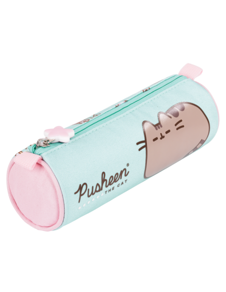 Penar neechipat St.Majewski Pusheen, 1 fermoar, verde menta, cilindric, 663239