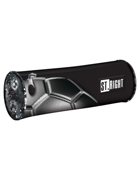 P4899,Penar etui cilindric cu 1 fermoar St.Majewski St. Right, 697500, Silver Goal - Football