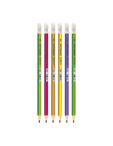 Creion HB Paperland PP-14100022, Neon 