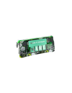 PE708GR,Penar etui tip borseta DACO PE708GR, 2 fermoare, 22 x 3 x 10 cm