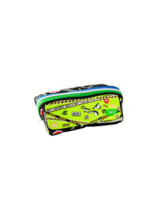 PE709N,Penar etui tip borseta DACO PE709N, 1 fermoar, 22 x 8.5 x 8.5 cm, Verde Neon