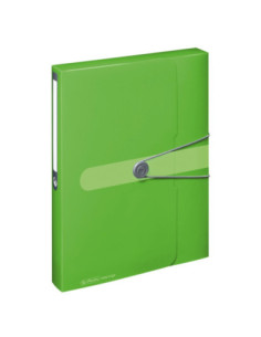 11206133,Mapa A4 Herlitz easy.orga to go EOTG, cotor 40 mm, inchidere cu buton si elastic, Verde Opac