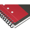 100101849-5,Set 5 x Agenda organizator Oxford International Notebook A5+, 80 file, patratele, spira dubla, Gri