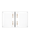 100101849-5,Set 5 x Agenda organizator Oxford International Notebook A5+, 80 file, patratele, spira dubla, Gri