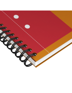 100104067-5,Set 5 x Agenda organizator Oxford International Active Book A5+, 80 file, dictando, spirala dubla, Portocaliu 2