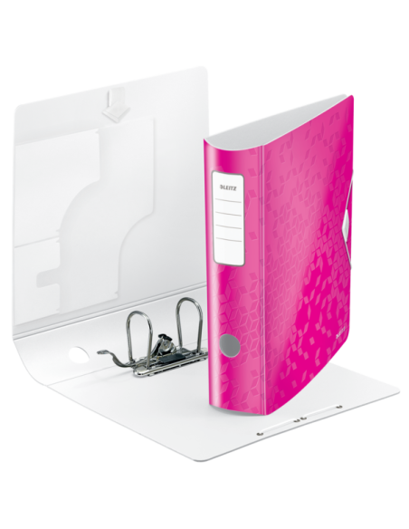 LZ11060023-5,Set 5 x Biblioraft Leitz Active WOW, A4, plastifiat, 8.2 cm, 180 grade, 500 coli, Roz