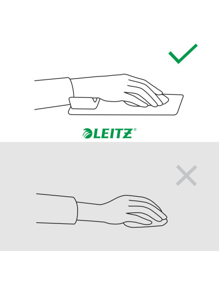 LZ65170085,Mouse pad Leitz Ergo cu suport pentru incheietura mainii, Gri pastel