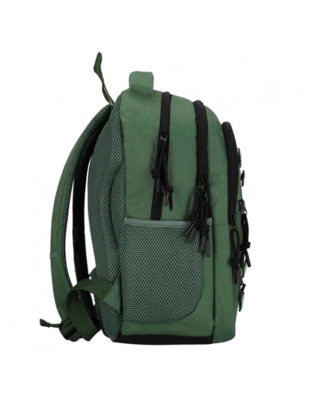 Ghiozdan scoala ergonomic Starpak Pins 576226, 40 x 29 x 20cm, Verde