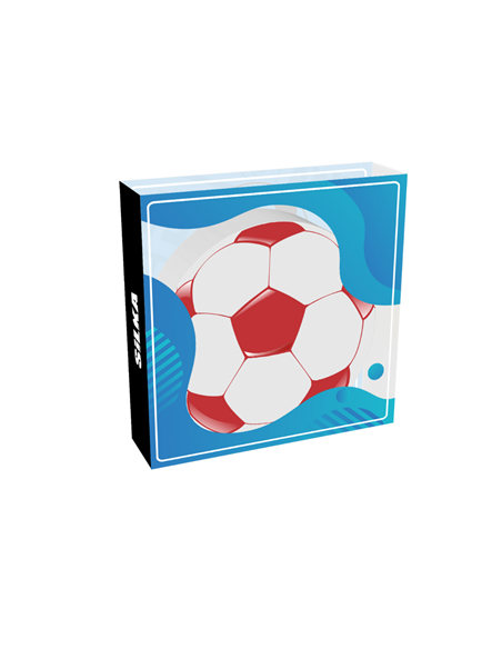 Radiera pentru creion in forma de minge de football SILKA