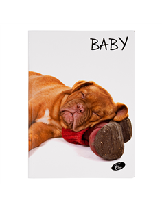 Caiet Tip 1 Elissa, 36 file, 80g/mp, coperta carton, Motiv baby pets 2