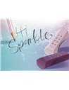 Radiera rollon sparkle Faber-Castell FC187310, Rose