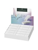 Display 20 radiere Rollon Faber-Castell Sparkle, Albe