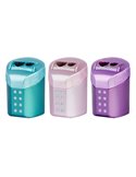 Ascutitoare dubla RollOn Faber-Castell Sparkle, Culori asortate pastel