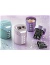 Ascutitoare dubla RollOn Faber-Castell Sparkle, Culori asortate pastel
