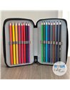 Penar echipat cu 3 fermoare S-COOL SC3291, 39 piese, Play on - Football