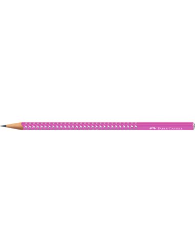 Creion grafit B Sparkle Electric Faber-Castell FC118291, Fuchsia