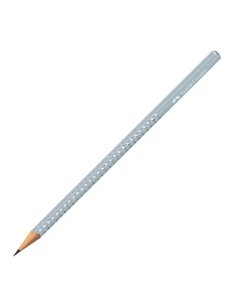 Creion grafit B Sparkle Faber-Castell FC118292, Gri Icy