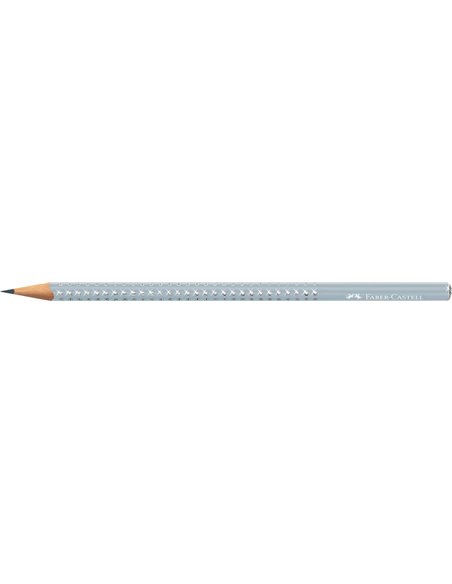 Creion grafit B Sparkle Faber-Castell FC118292, Gri Icy