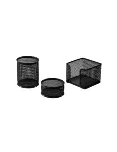 505N,Set 3 suporti birou MAS 505N de culoare neagra