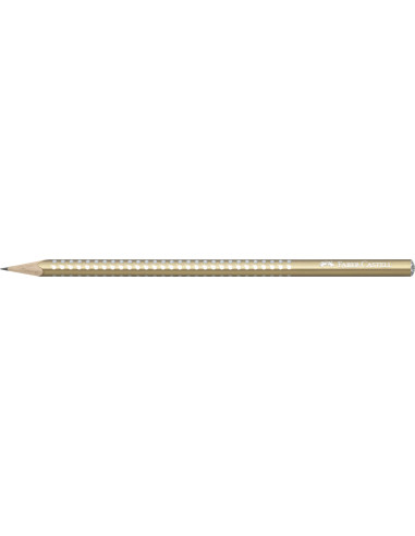 FC118214-12,Set 12 x Creion grafit Faber-Castell Sparkle 2019, duritate B, Auriu