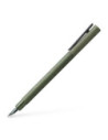 FC146150,Stilou Faber-Castell NEO Slim Aluminium, Verde, penita din otel inoxidabil, sistem cartus/convertor