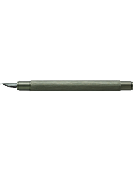 FC146150,Stilou Faber-Castell NEO Slim Aluminium, Verde, penita din otel inoxidabil, sistem cartus/convertor