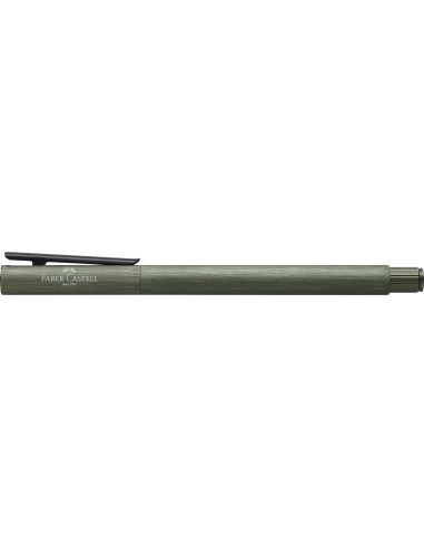 FC146150,Stilou Faber-Castell NEO Slim Aluminium, Verde, penita din otel inoxidabil, sistem cartus/convertor